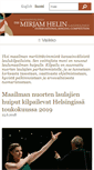 Mobile Screenshot of mirjamhelin.fi