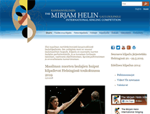 Tablet Screenshot of mirjamhelin.fi
